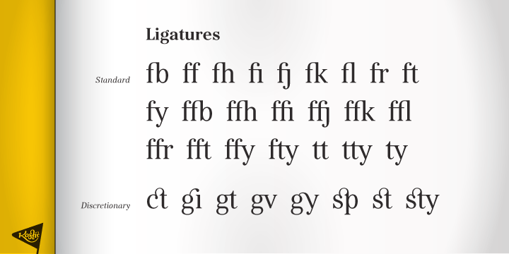 Ejemplo de fuente Kostic Serif #5